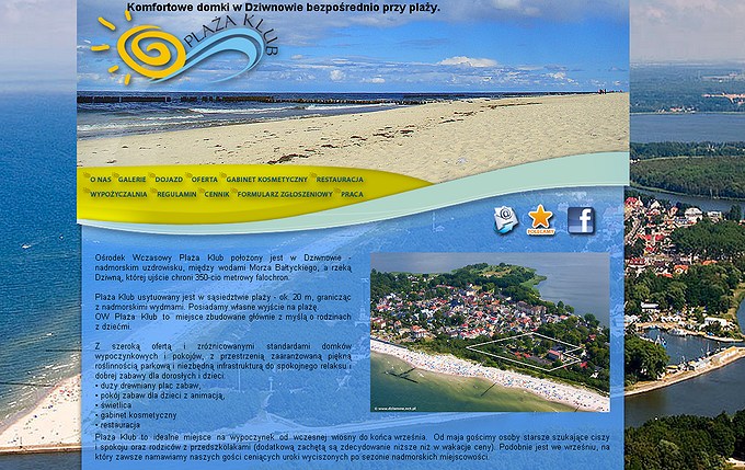 plazaklub.pl - Komfortowe domki przy plaży w Dziwnowie dziwnów noclegi, domki, pokoje przy plaży, kwatery
